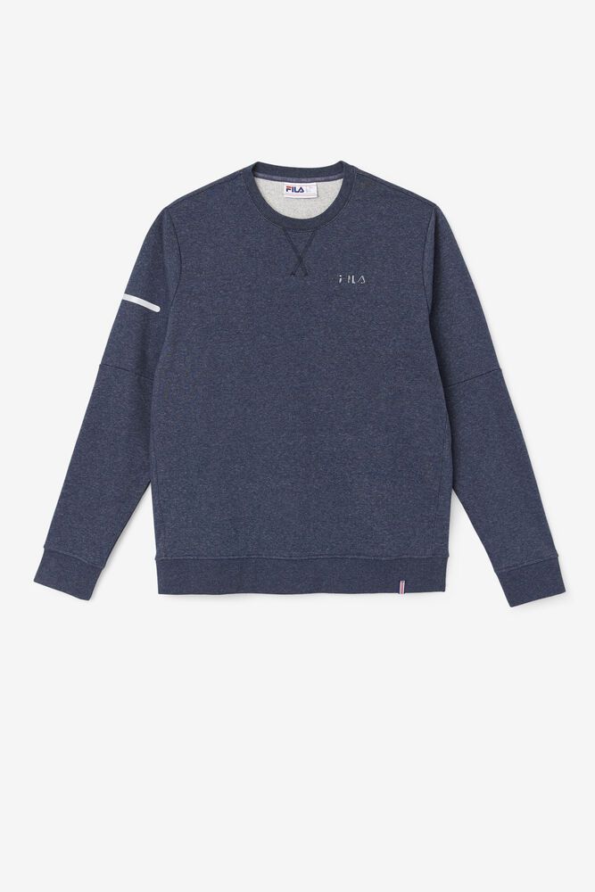 Fila Sweatshirt Mens Grey - Commuter Crew - Philippines 0619384-KM